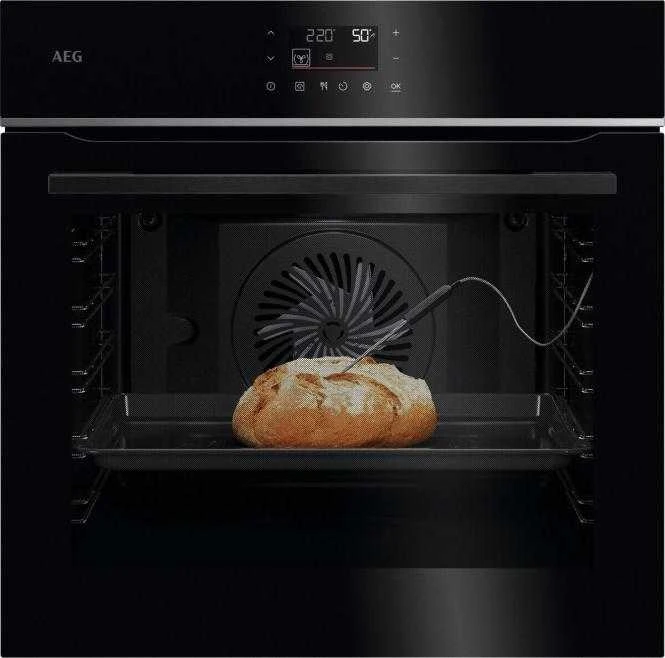 Electric oven with pyrolysis and partial
