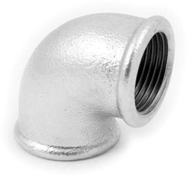 AGAflex 90° elbow  screw-on  3/4 GALVANIZED