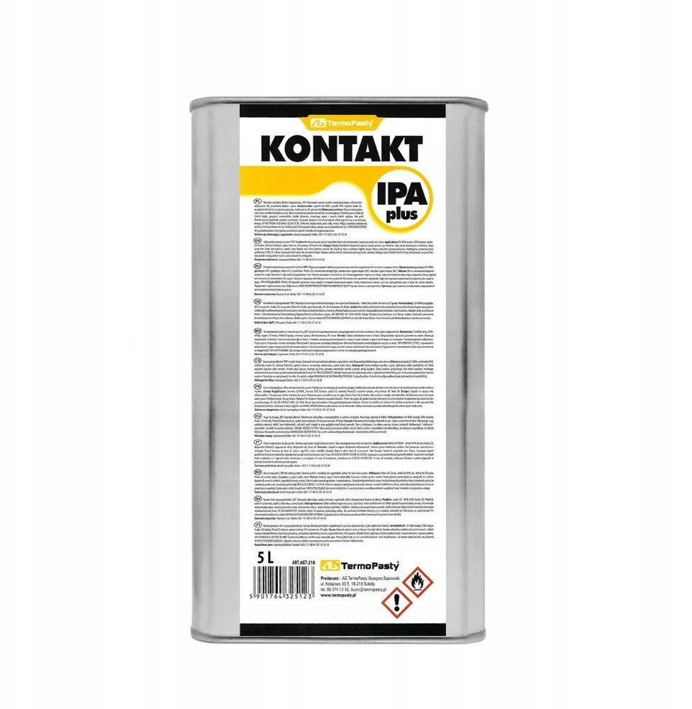 ALKOHOL IZOPROPYLOWY KONTAKT-IPA-PLUS/5000 KANISTER METALOWY 5nbsp