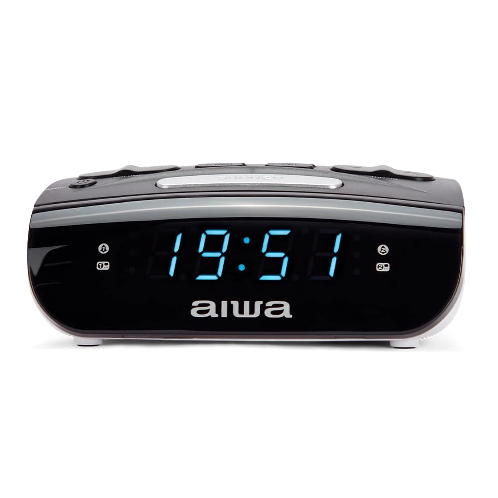 AIWA digitālais radio modinātājs  melns Aiwa