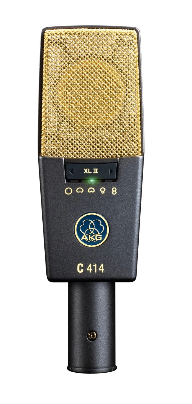 AKG C414 XLII microphone Gold Grey