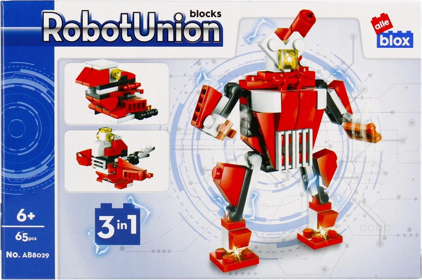 ALLEBLOX KLOCKI KONSTR ALLEBLOX ROBOT 65EL
