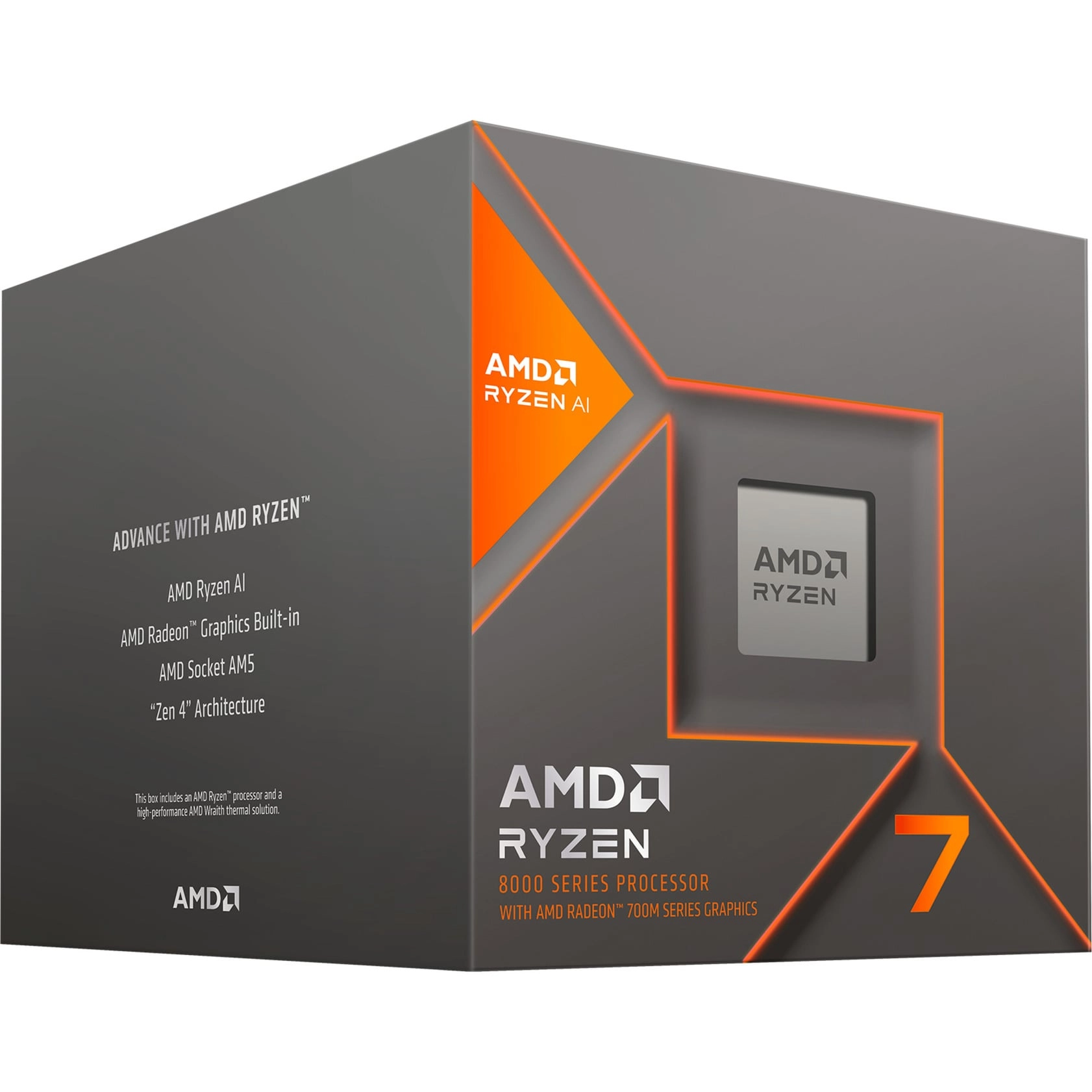 AMD CPU Desktop Ryzen 7 8C/16T