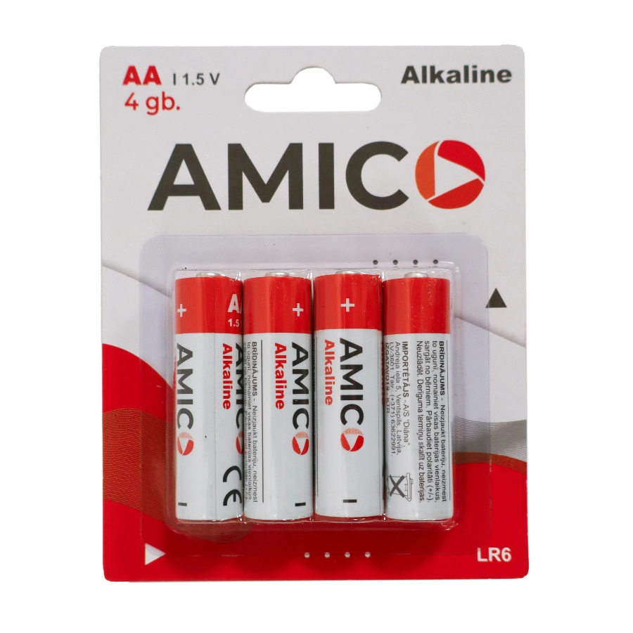 Baterija AA 4gb Amico 9141786 4750959141786