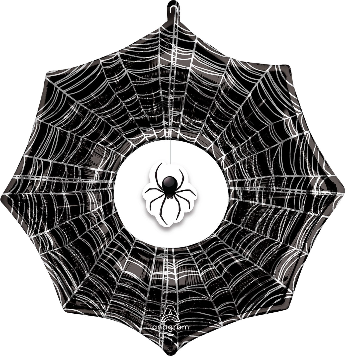 AMSCAN SuperShape Creepx Spider Web foil