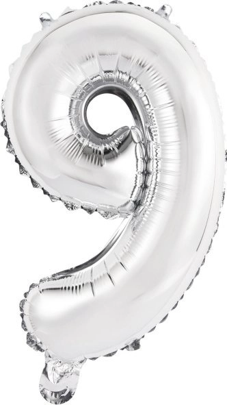 AMSCAN Balon foliowy mini cyfra 9