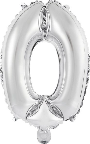 AMSCAN Mini foil balloon number 0
