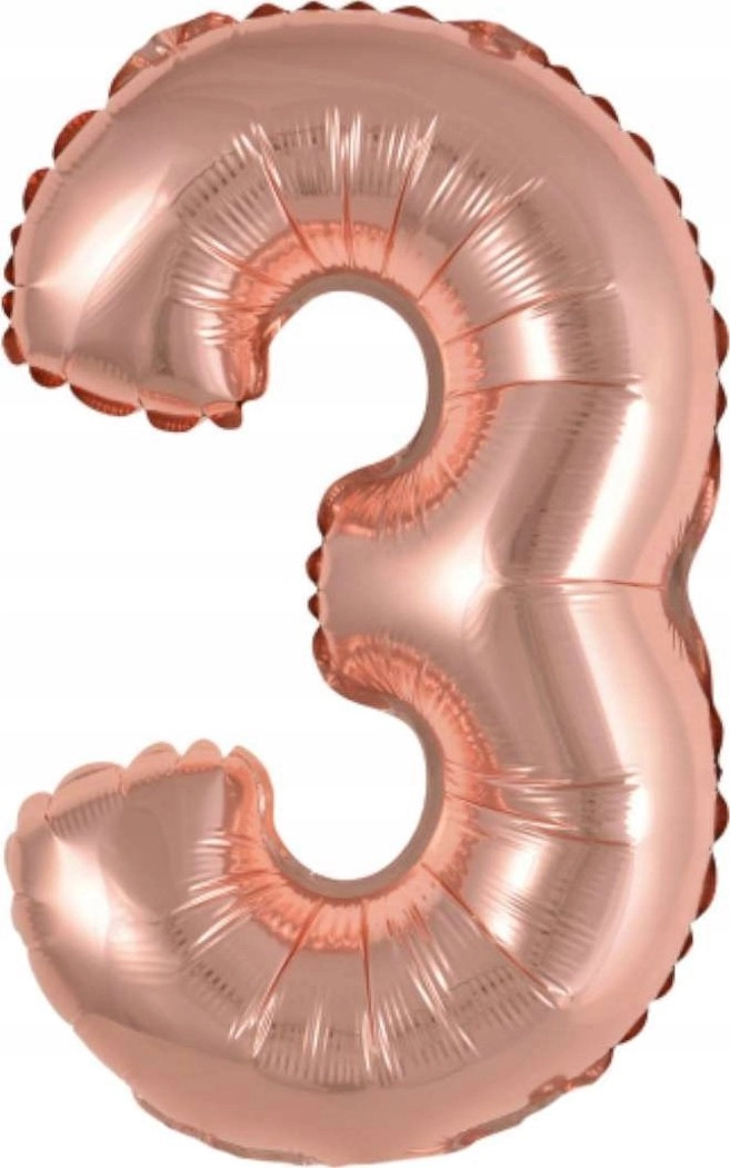 AMSCAN Mini foil balloon number 3