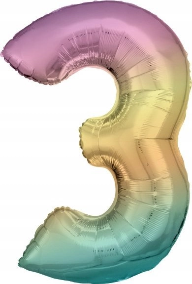 AMSCAN Foil balloon large number 3