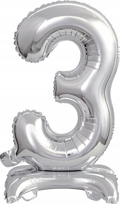AMSCAN Balon foliowy mini cyfra 3