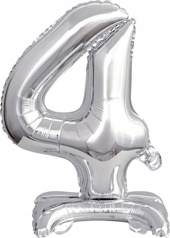 AMSCAN Mini foil balloon number 4