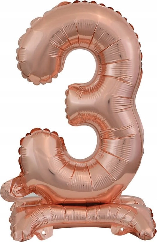 AMSCAN Mini number 3 foil balloon