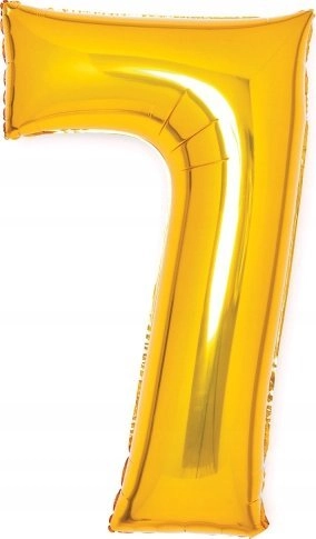 AMSCAN Foil balloon number 7 gold