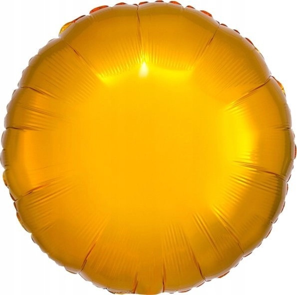 AMSCAN Metallic gold foil balloon  round