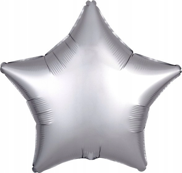 AMSCAN Foil balloon Luster silver star