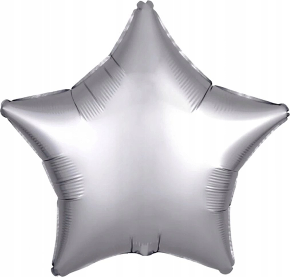 AMSCAN Foil balloon Luster silver star