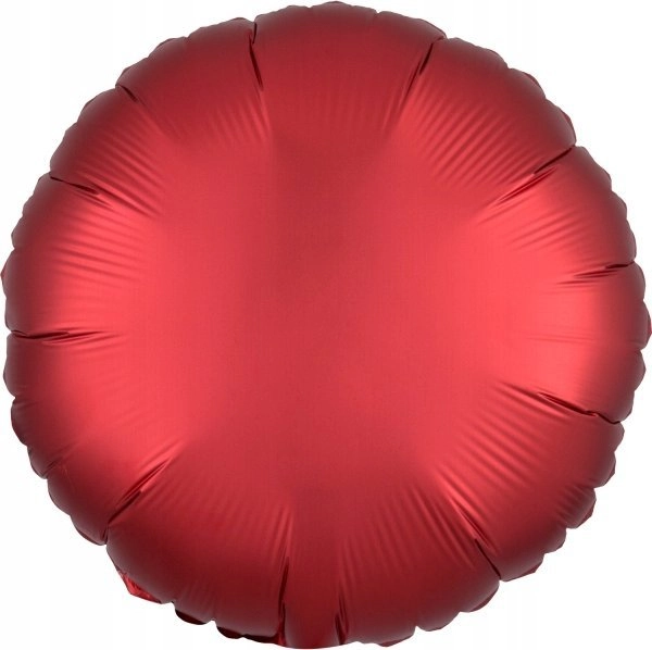 AMSCAN Balon foliowy Lustre Dark czerwony