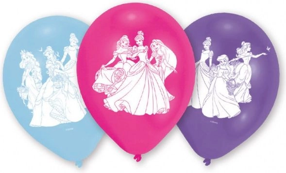 Princess latex balloons 22.8 cm