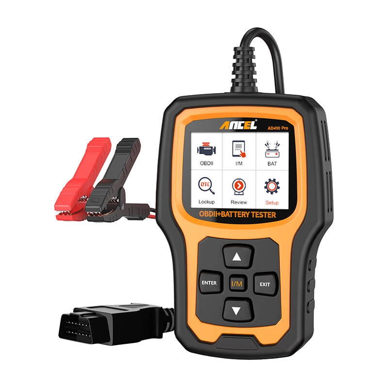 OBD2 scanner and battery tester 2in1