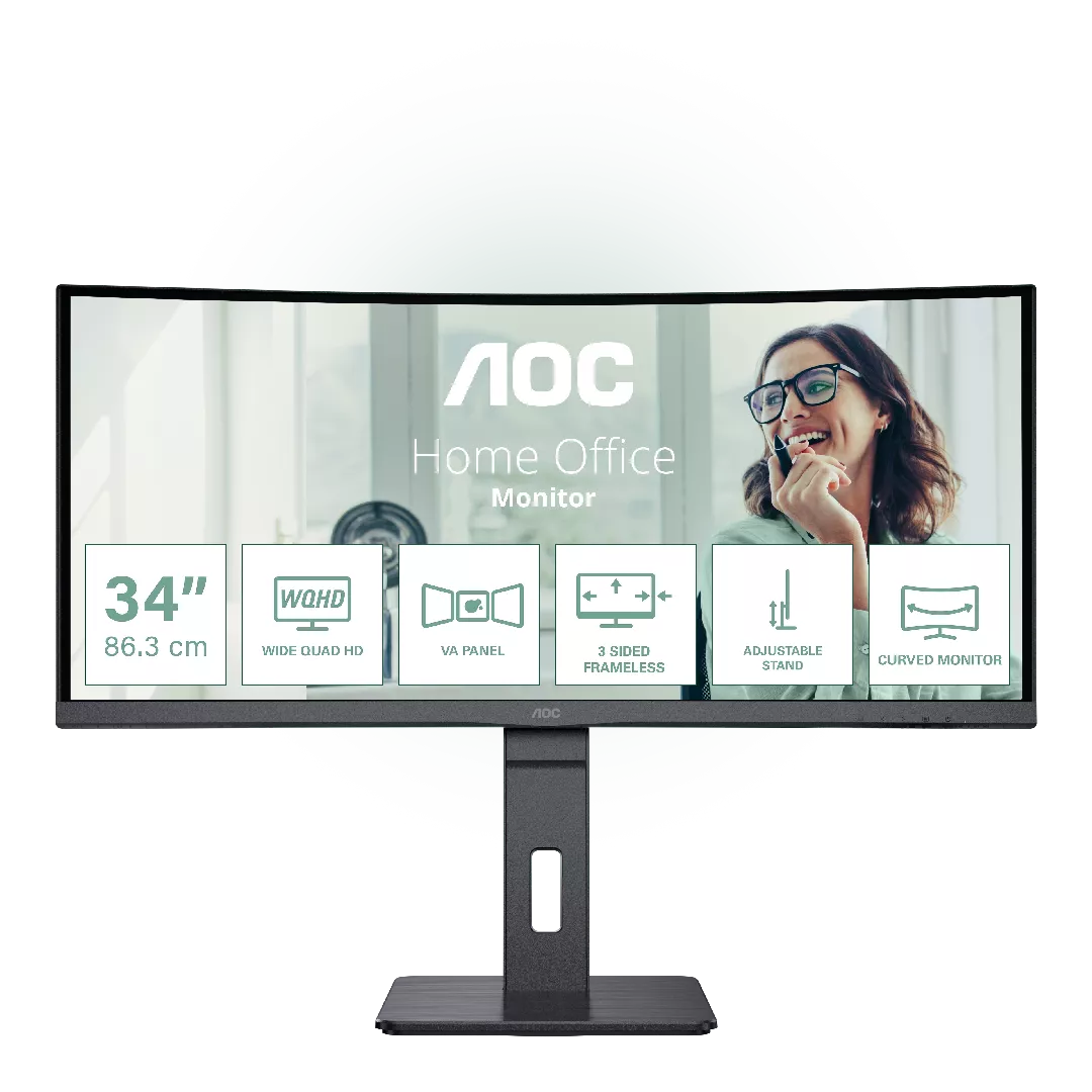 AOC CU34P3CV computer monitor 86.4