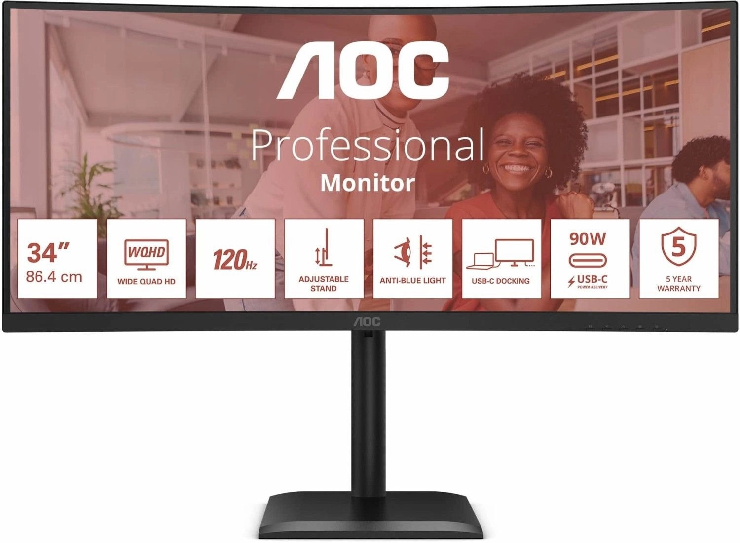 LCD MonitorAOC34 "3440 x 1440