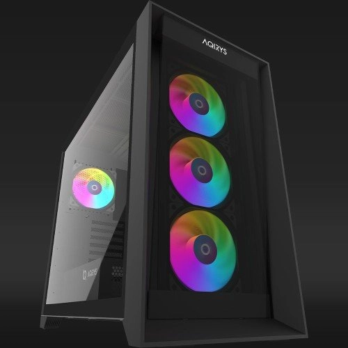 AQIRYS XO-1 ARGB melns datora korpuss