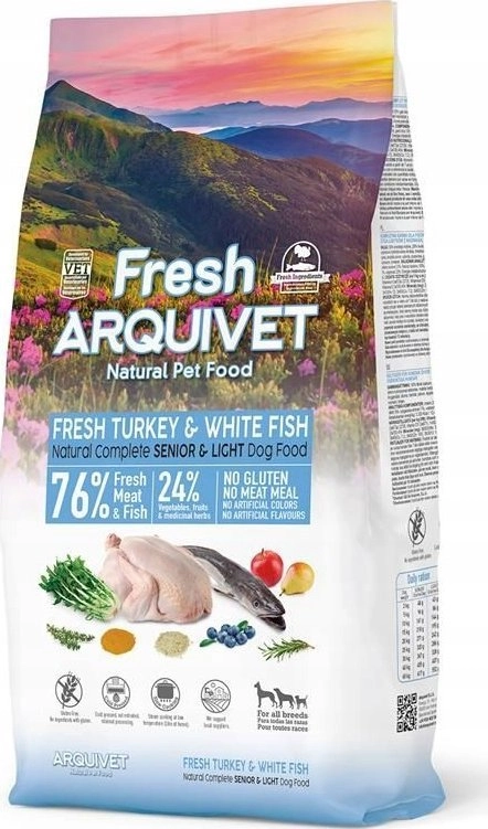 ARQUIVET Fresh Senior Light Turkey and