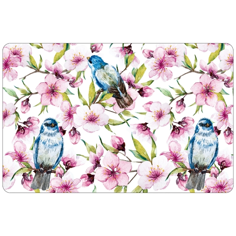 Galda paliktnis 43 5x28cm zilputnini 8032636660022