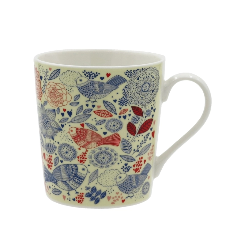 Krūze "Birds and flowers" 350ml