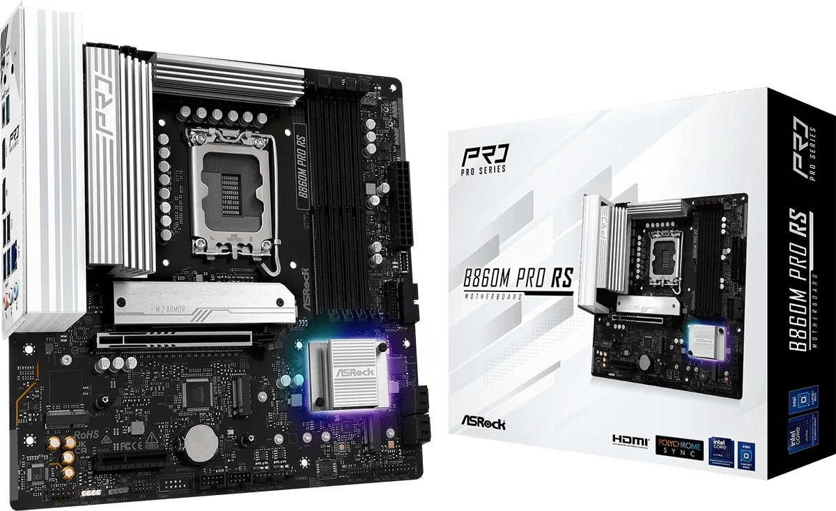ASRock B860M Pro RS Mainboard 90-MXBRP0-A0UAYZ