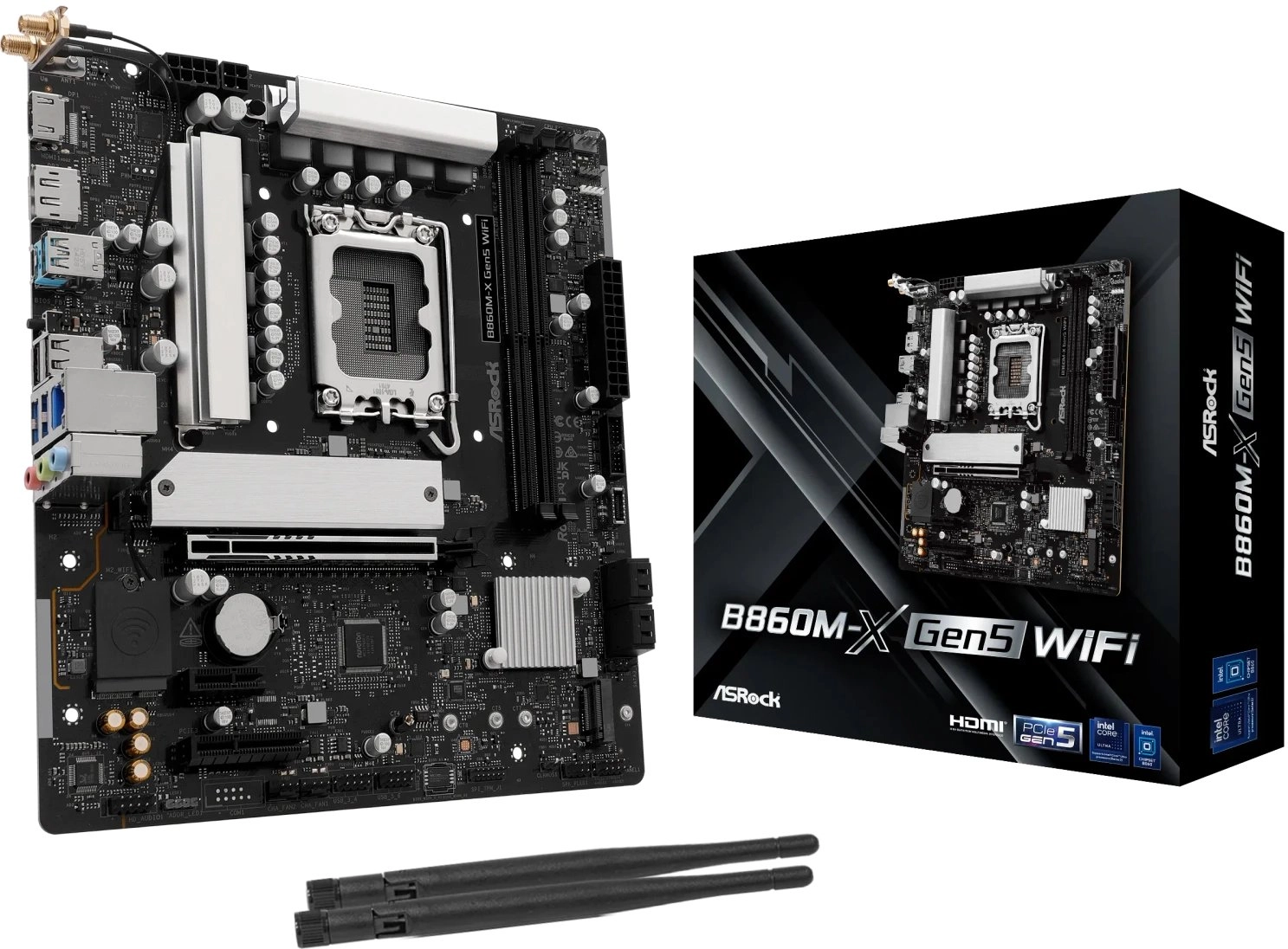 MB ASRock Intel 1851 B860M-X WiFi