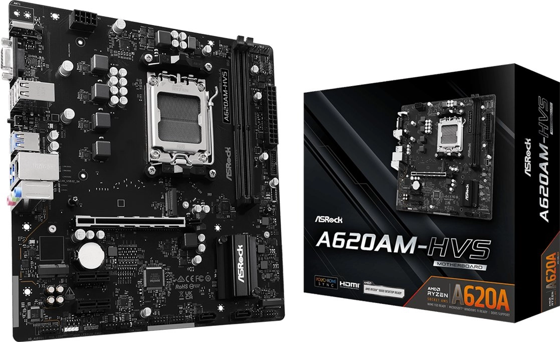 ASRock A620AM-HVS AM5 mATX HDMI DDR5