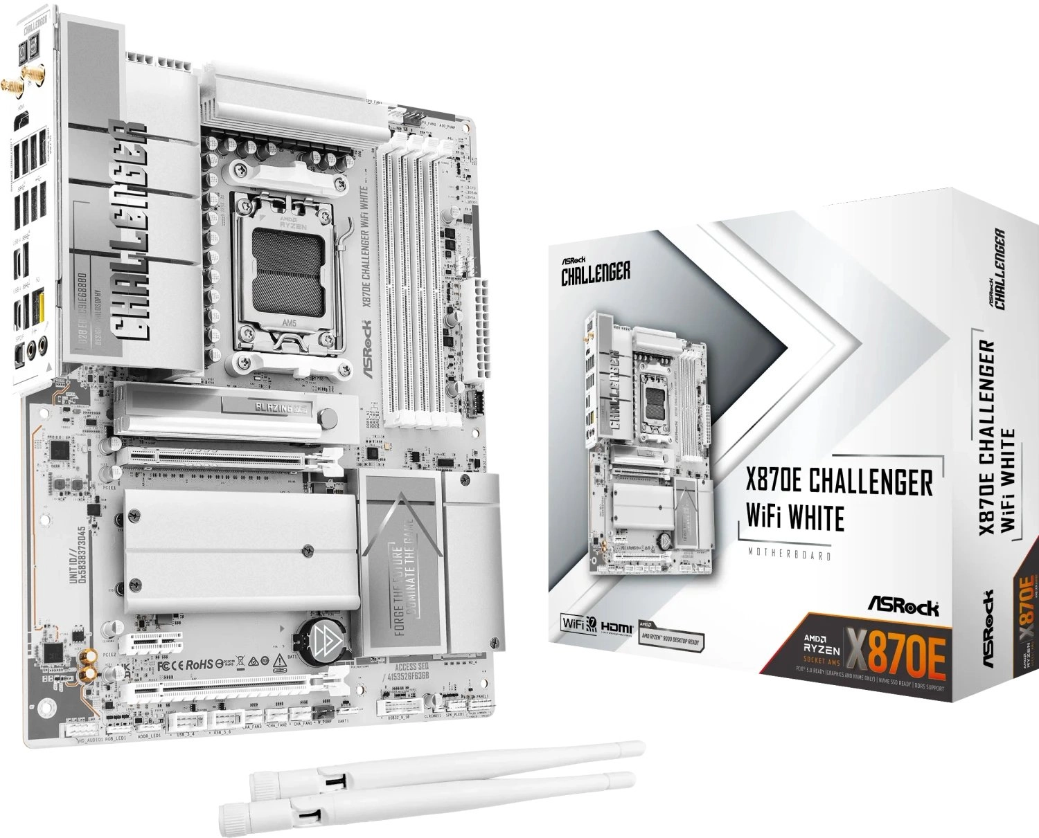 ASRock X870E Challenger WiFi White AM5