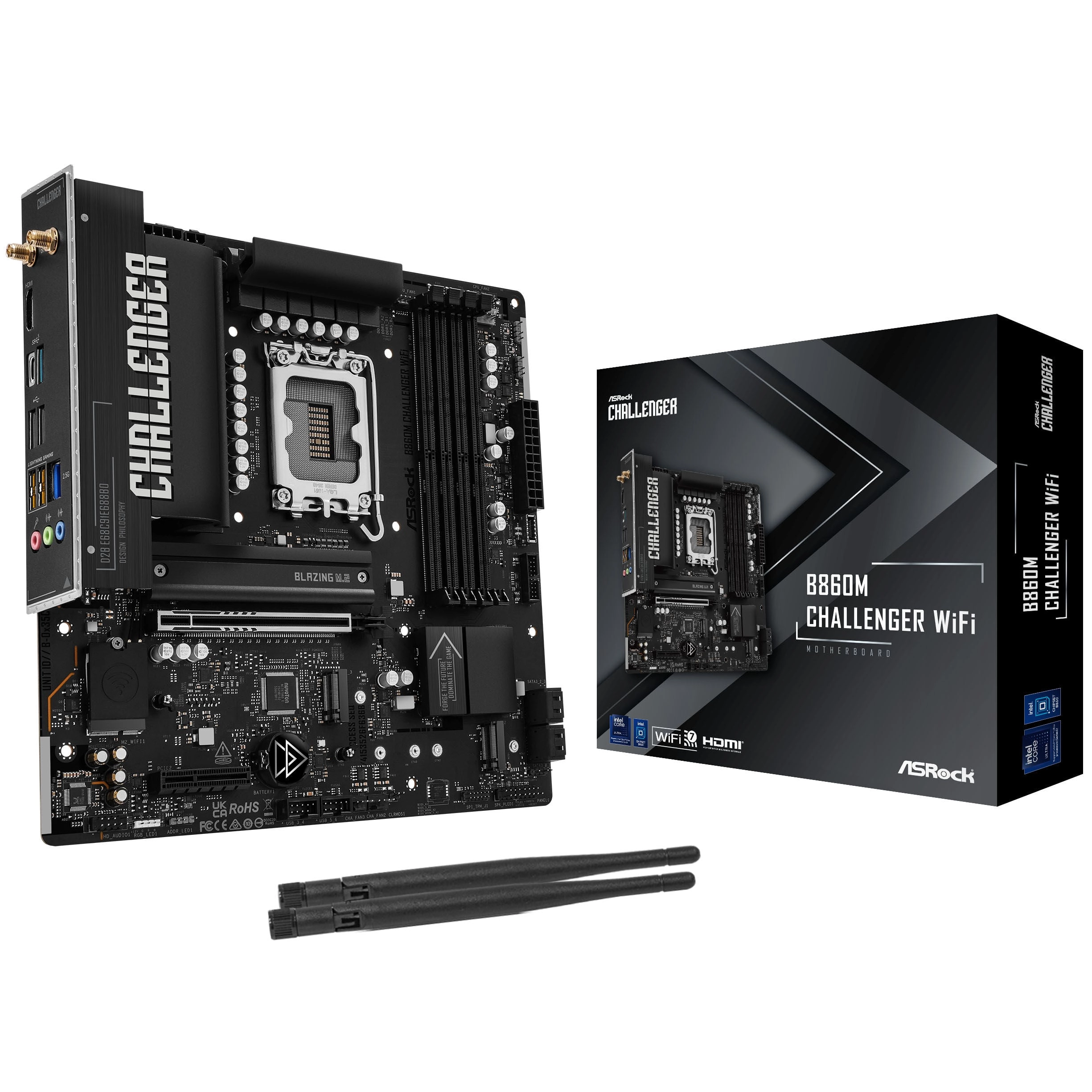 ASRock B860M Challenger WiFi 1851 mATX