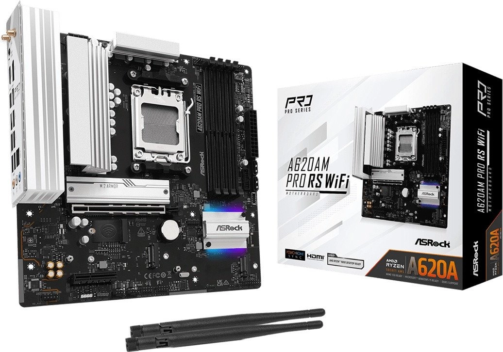 ASRock A620AM Pro RS WiFi Mainboard