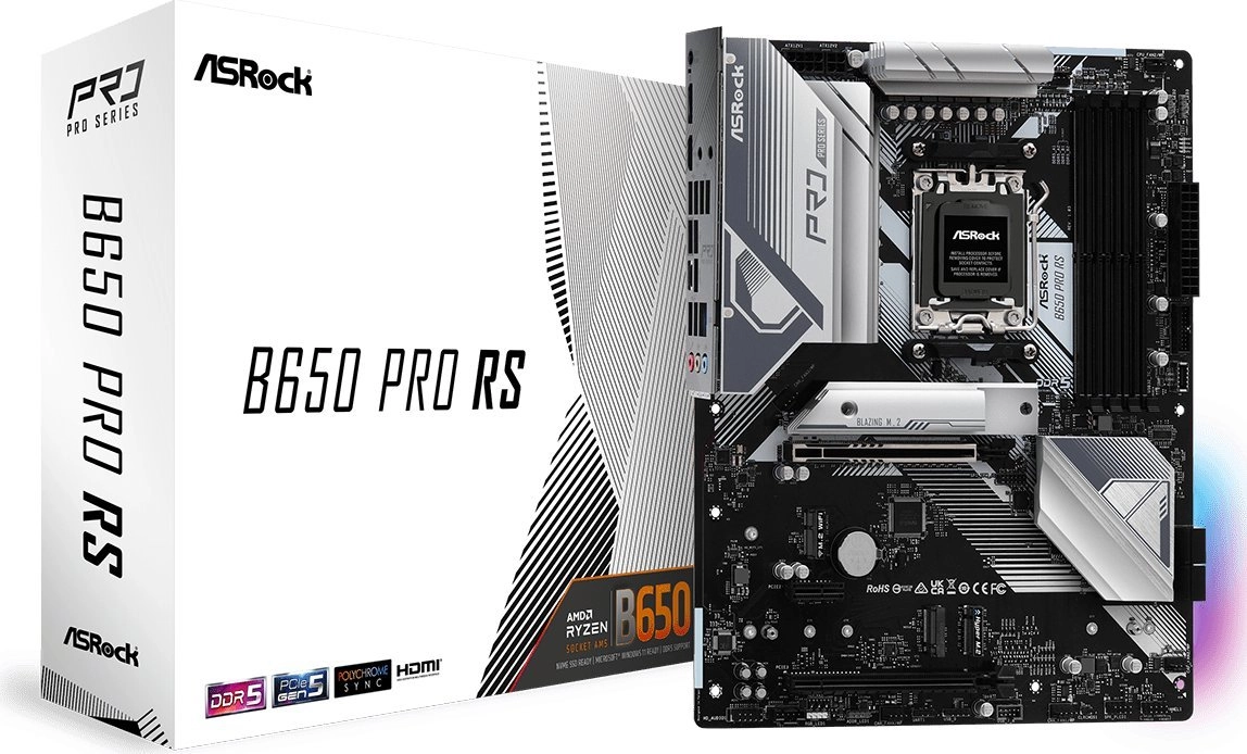 Pamatplate Asrock B650 Pro RS 90-MXBL10-A0UAYZ