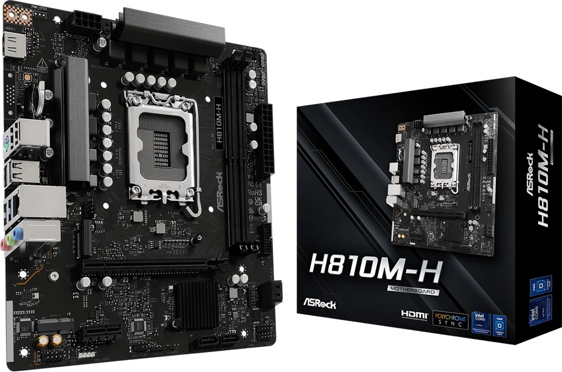 ASRock H810M-H /H810/DDR5/SATA3/M.2/USB3.0/PCIe4.0/s