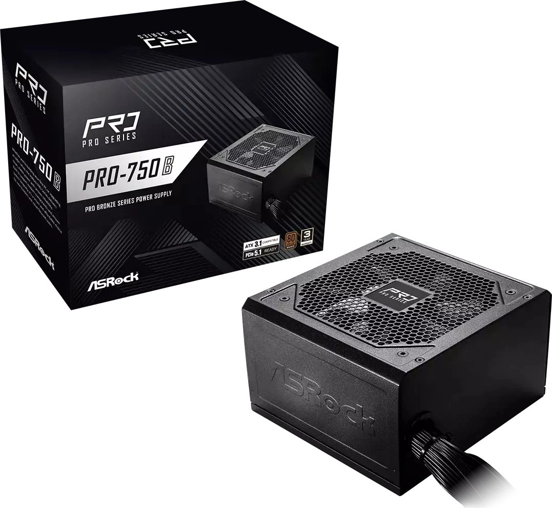 Asrock PRO-750B power supply unit 750