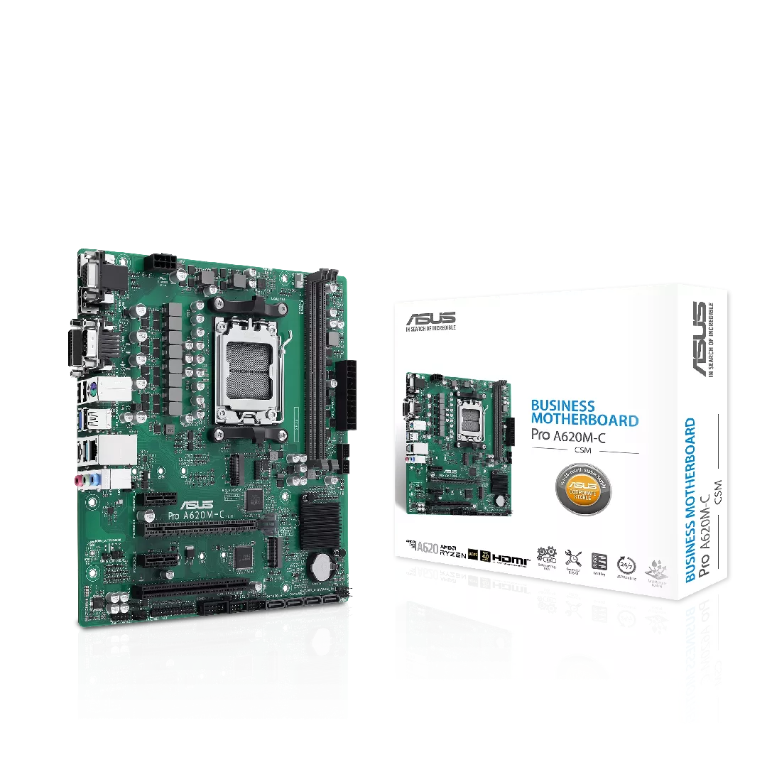 ASUS PRO A620M-C-CSM AMD A620 Socket