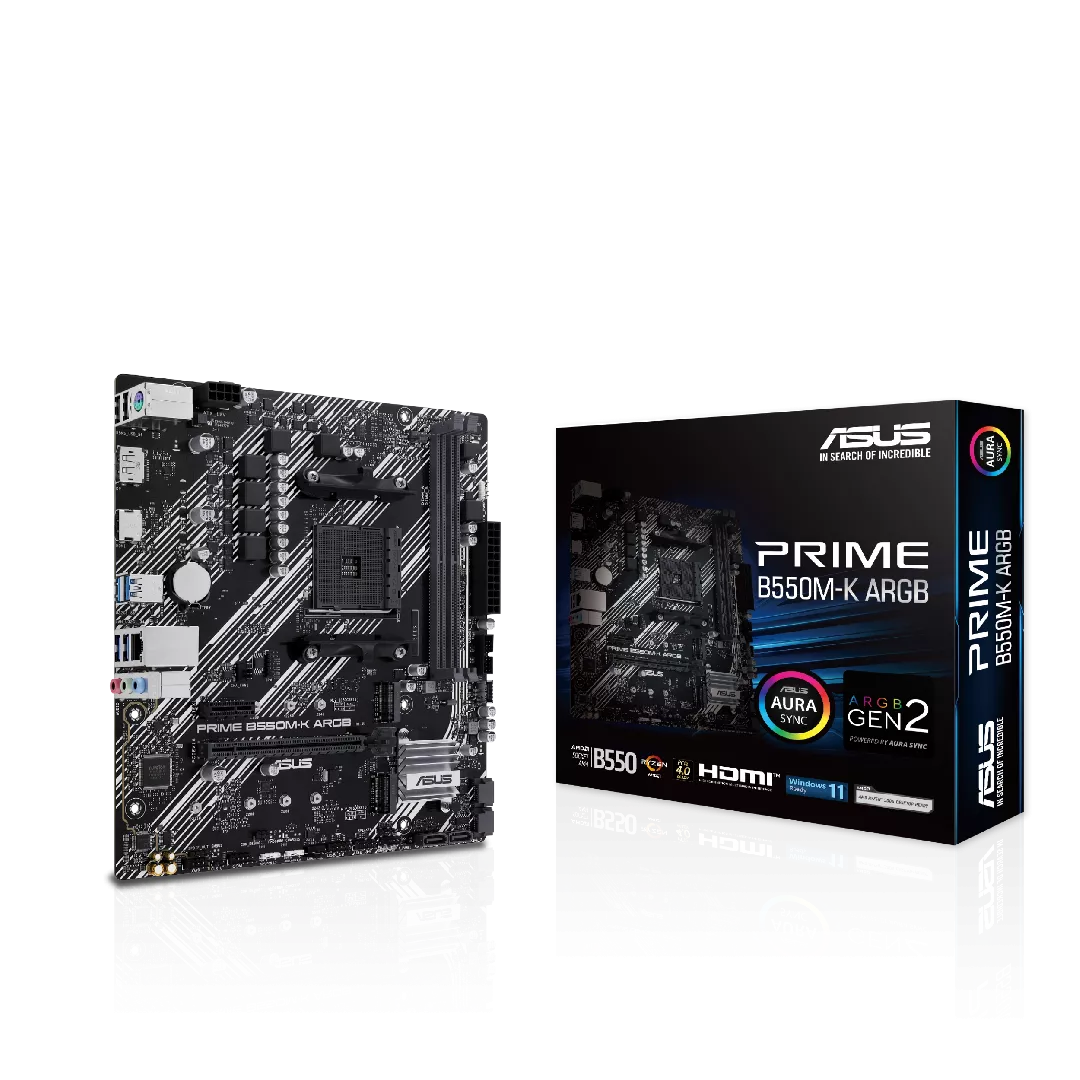 ASUS PRIME B550M-K ARGB AMD B550
