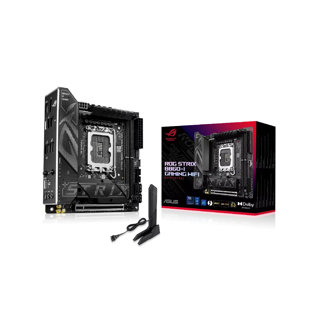 ASUS ROG STRIX B860-I GAMING WIFI Intel B860 LGA 1851 (Socket V1) mini ITX
