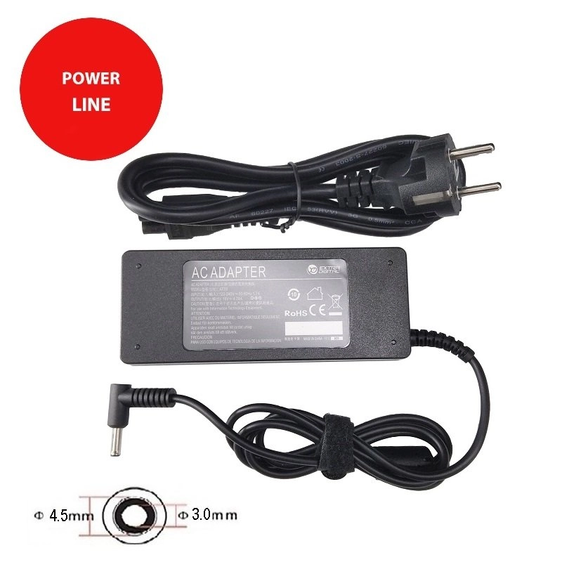Laptop Charger AS90F4530 for Asus 19V
