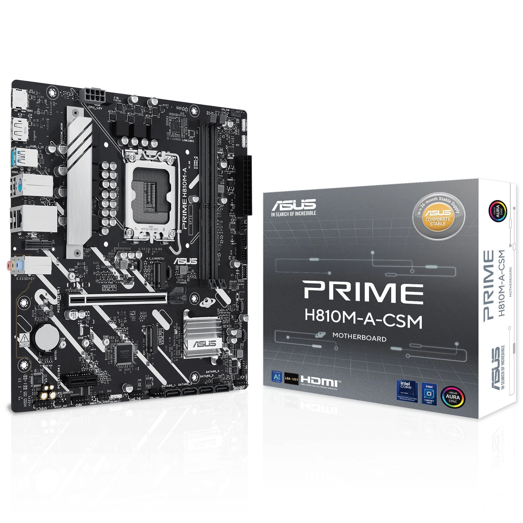 ASUS PRIME H810M-A-CSM Mainboard 90MB1KK0-M0EAYC PRIME