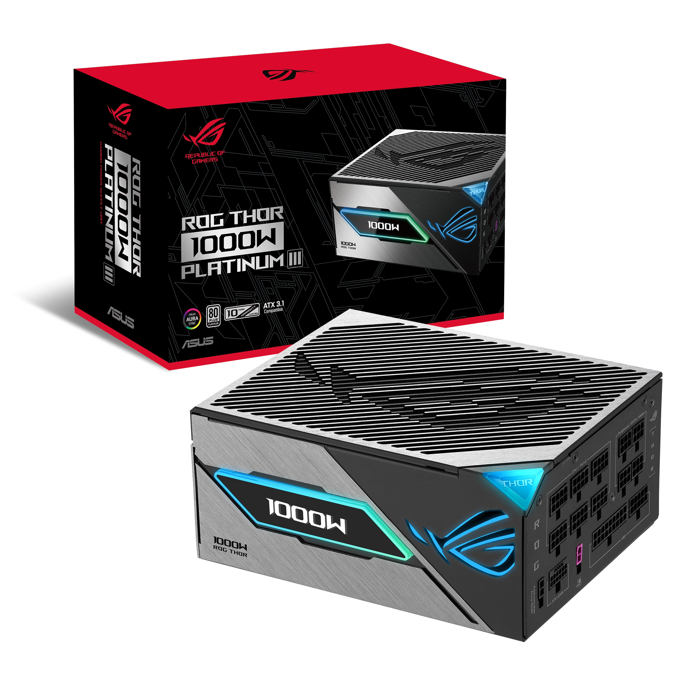 1000W ASUS Netzteil ROG-THOR-1000P3-G 80+ Platinum