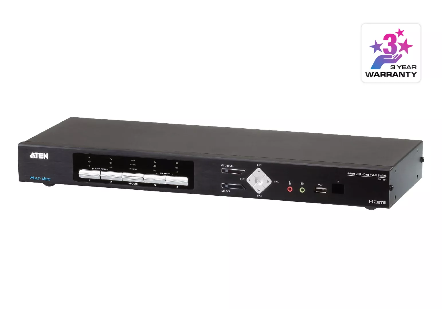 ATEN 4-Port USB HDMI Multi-View KVMP
