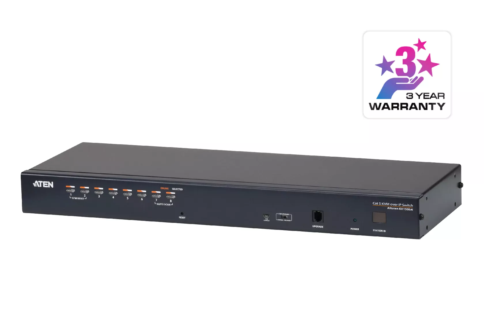 ATEN 8-Port CAT5e/6 KVM Over IP