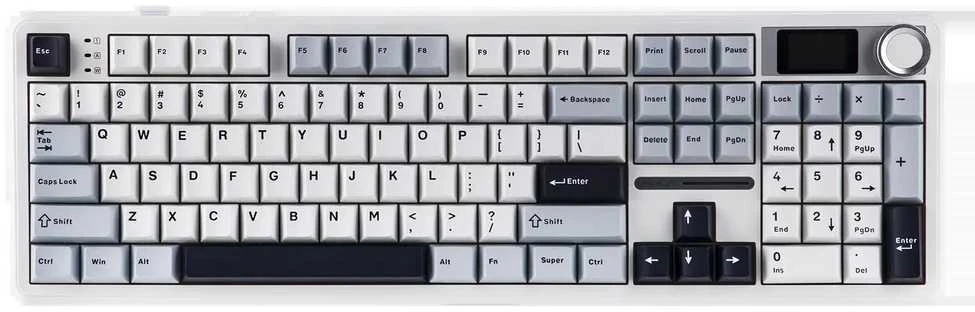Keyboard Aula F108 PRO (White/Blue) AULA-F108PRO-BW-RP