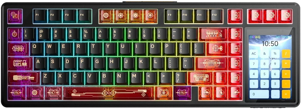 Keyboard Aula L99 (Black/Red) - Caramel