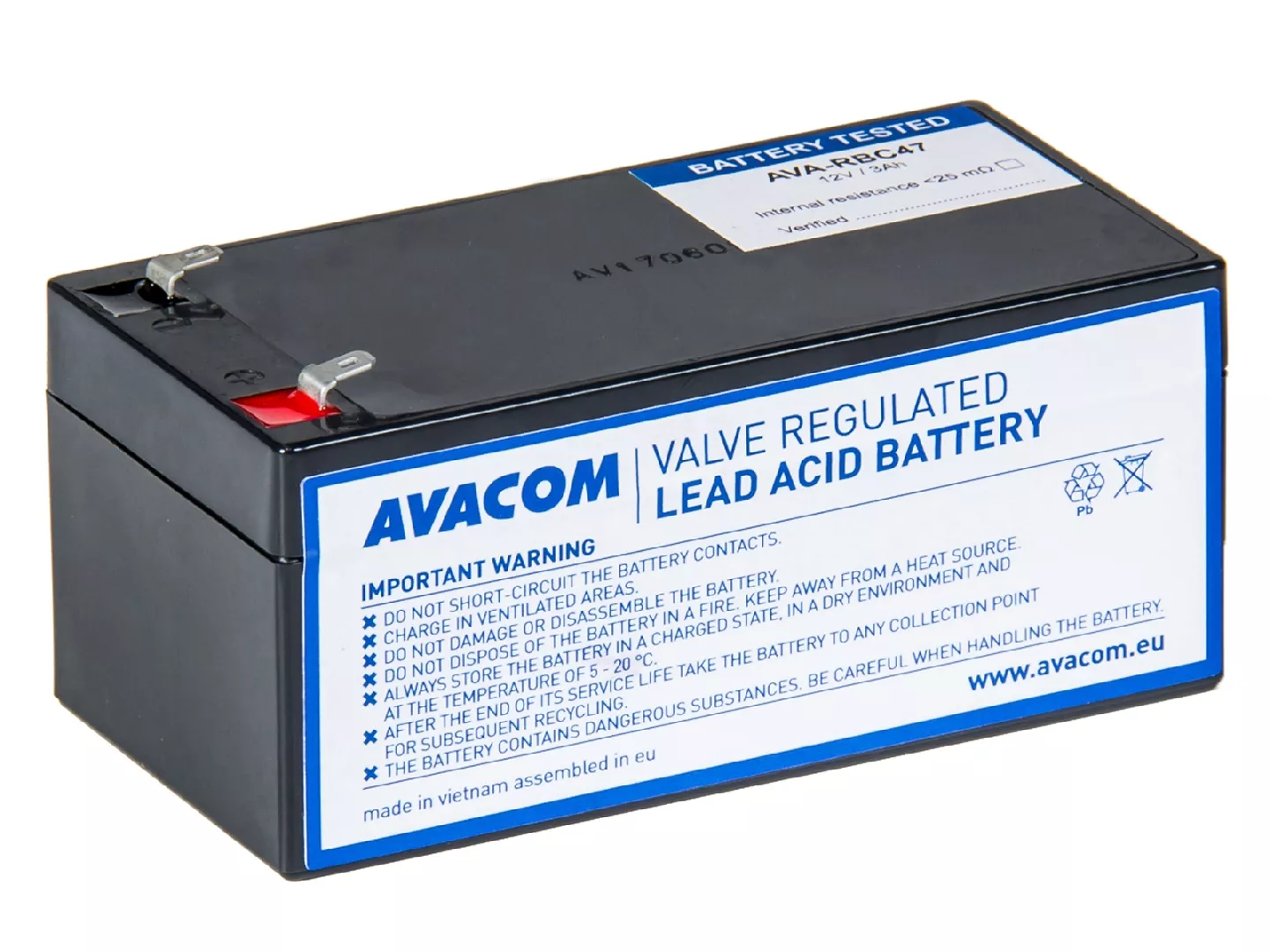AVACOM AVA-RBC47 UPS battery Sealed Lead