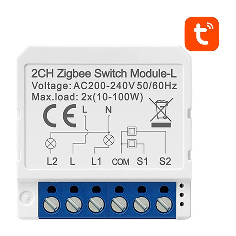 Smart ZigBee Switch Avatto LZWSM16-W2 Without